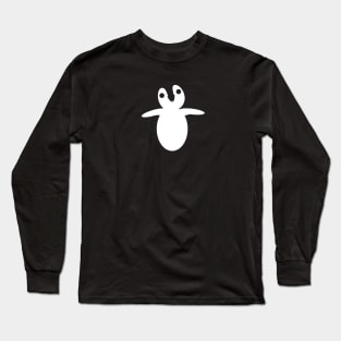 I miss you this much - cute Penguin and text Long Sleeve T-Shirt